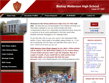 Tablet Screenshot of bishopwatterson65.com